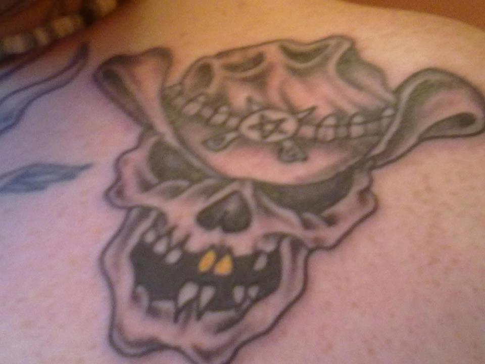 Fan tattoo of HTH cowboy skull